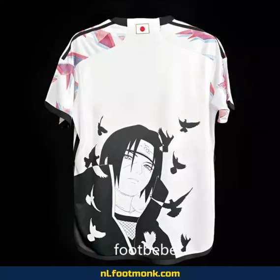 Japanse Voetbalshirt 2024 Naruto Wit – Officieel Voetbalshirt | Custom Fanwear | Aanbieding