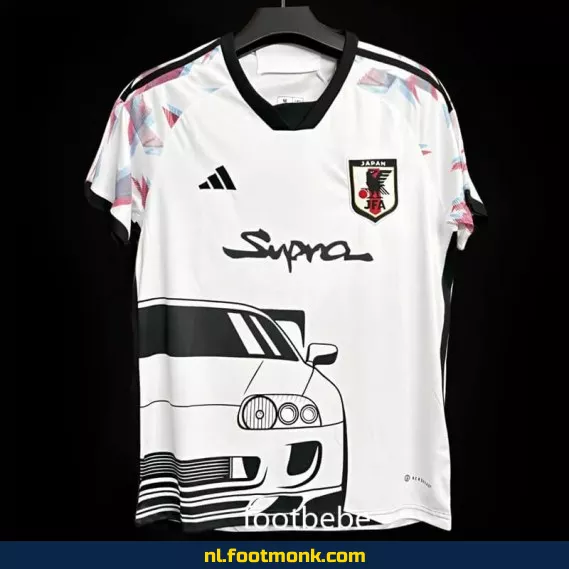 Japan 2024 Voetbalshirt Supra Auto Wit – Officieel Voetbaltenue | Origineel, Personaliseerbaar