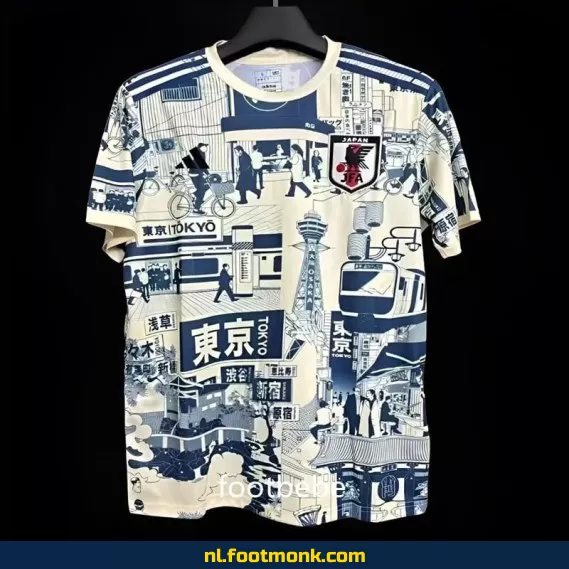 Japan 2024 Tokyo Blauw Voetbalshirt – Officieel Voetbaltenue | Aanbieding