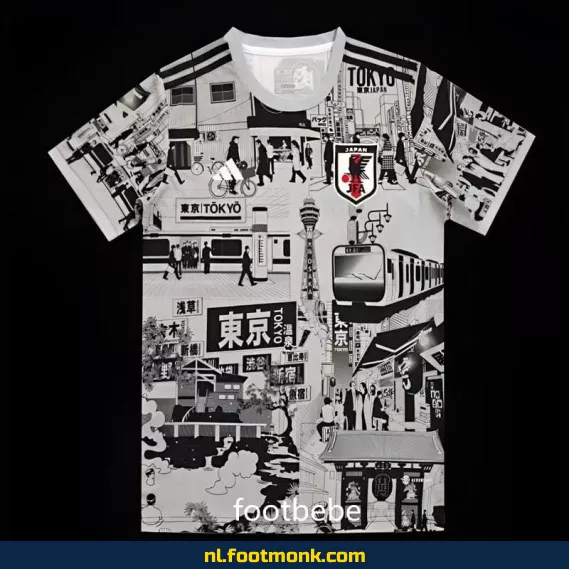 Japan 2024 Tokyo grijs voetbalshirt – Officieel voetbaltenue | Koop nu online