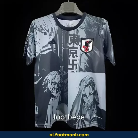 Japan Voetbalshirt 2024 Tokyo Noir – Officieel Voetbaltenue | Dames & Heren | Personaliseerbaar