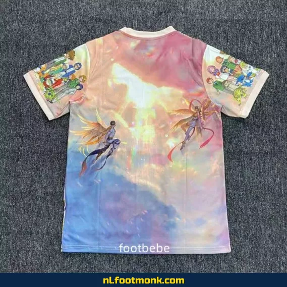 Digimon Japan Voetbalshirt 2025-2026 – Officieel Voetbaltenue | Personaliseerbaar | Fanwear Aanbieding