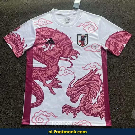 Japanse voetbalshirt 2025-2026 Dragon Rood – Officieel voetbaltenue | Customizen | Fanwear