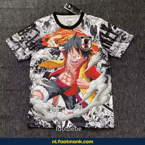Origineel Japan Voetbalshirt 2025-2026 - Luffy Editie | Officieel Voetbalshirt voor Supporters | Personaliseerbaar