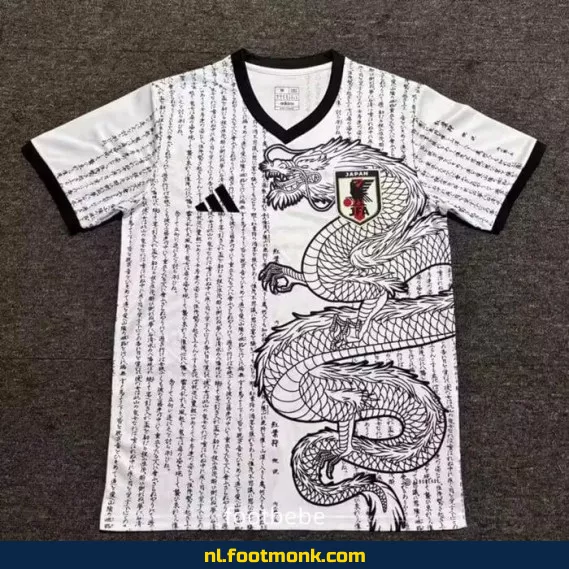 Japanse Voetbalshirt 2025-2026 Dragon Mot – Officieel Voetbaltenue | Personaliseerbaar | Fanwear Aanbieding