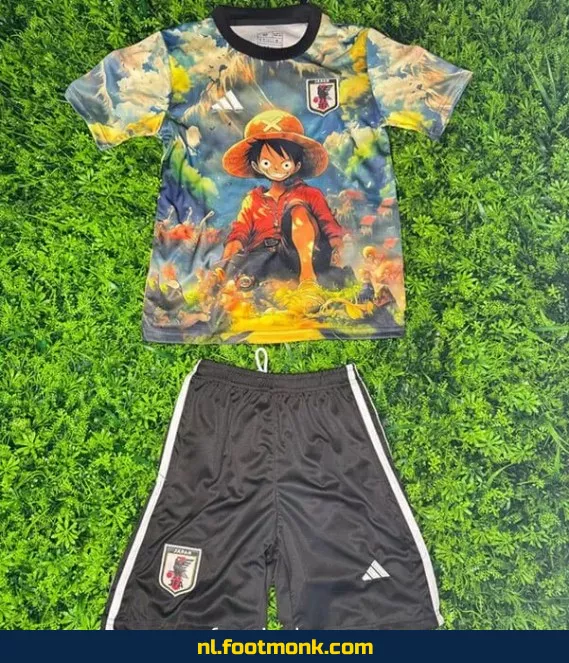 Japanse Voetbalshirt Kinderen 2025-2026 Luffy - Officieel Voetbalshirt, Personaliseerbaar