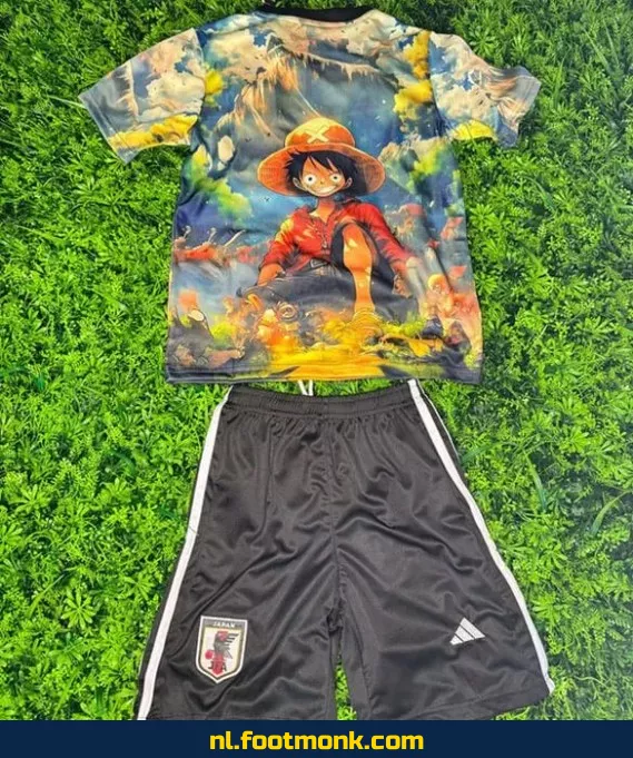 Japanse Voetbalshirt Kinderen 2025-2026 Luffy - Officieel Voetbalshirt, Personaliseerbaar