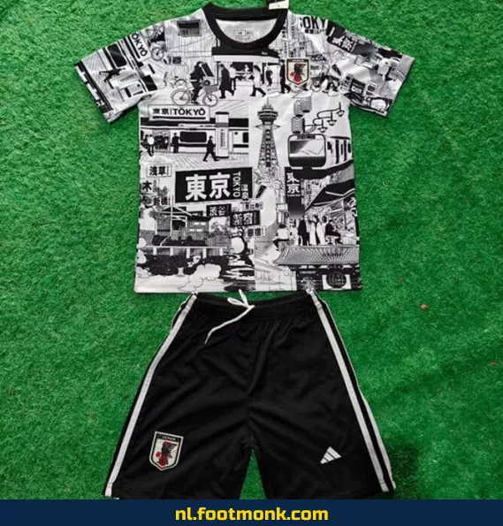 Japanse Voetbalshirt Kinderen 2025-2026 Tokyo Grijs – Officieel Fanwear