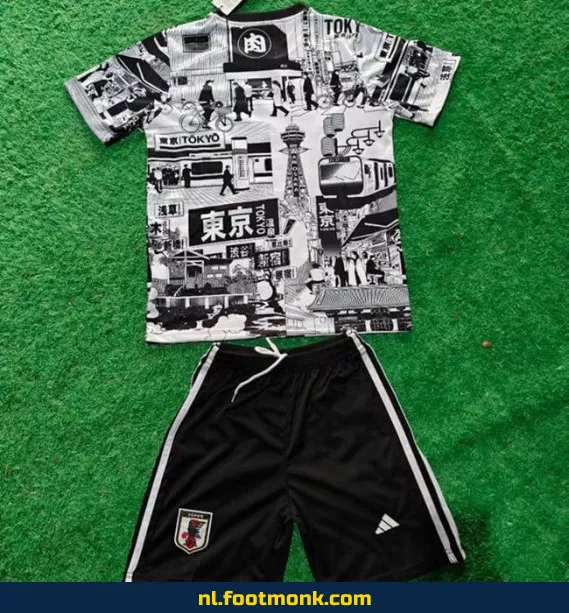 Japanse Voetbalshirt Kinderen 2025-2026 Tokyo Grijs – Officieel Fanwear