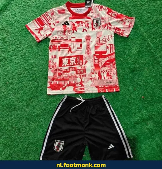 Japanse Voetbalshirt Kinderen 2025-2026 Tokyo Rood – Officieel Voetbalshirt, Customizen & Fanwear