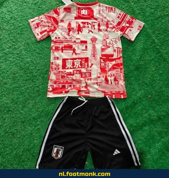 Japanse Voetbalshirt Kinderen 2025-2026 Tokyo Rood – Officieel Voetbalshirt, Customizen & Fanwear