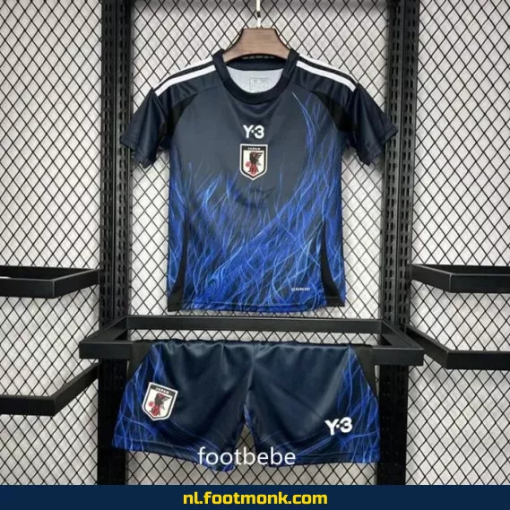 Japan Y3 Kinder Voetbalshirt 2024 Thuis – Officieel Voetbaltenue, Personaliseerbaar