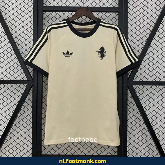 Juventus Voetbalshirt 2025-2026 Off-White – Officieel Voetbalshirt voor Supporters | Heren & Dames | Origineel & Authentiek