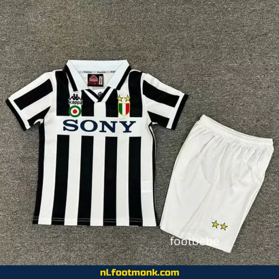 Juventus Voetbalshirt Kinderen - Thuis 1995-1996 - Origineel Retro Shirt