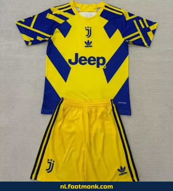 Juventus Voetbalshirt Kinderen 2025-2026 Geel – Officieel Voetbalshirt | Voetbalshirt Kopen Online