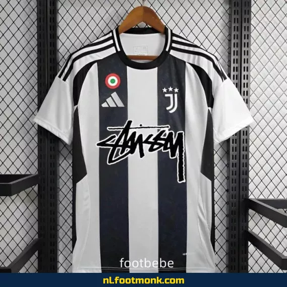 Juventus Stussy Thuisshirt 2024-2025 | Officieel Voetbalshirt | Dames & Heren | Fanwear | Aanbieding