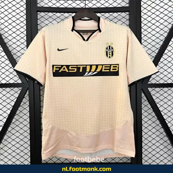Juventus Vintage Voetbalshirt 2003-2004 - Exterieur - Officieel Retro Voetbaltenue - Heren/Dames - Origineel Voetbalshirt
