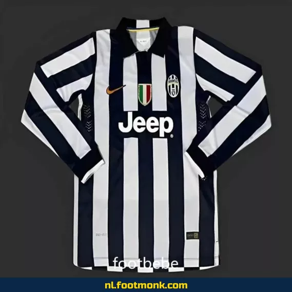 Juventus Vintage Voetbalshirt 2014-2015 Thuis – Lange Mouwen | Officieel Retro Voetbalshirt