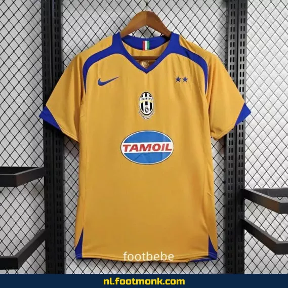 Juventus Vintage Voetbalshirt 2005-2006 (Derde Tenue) - Officieel Retro Voetbal Shirt - Authentiek Voetbalshirt voor Supporters