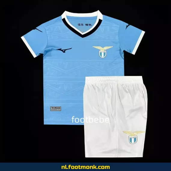 Lazio Thuisshirt Kinderen 2024-2025 – Blauw Voetbalshirt | Officieel Fanwear | Personaliseerbaar