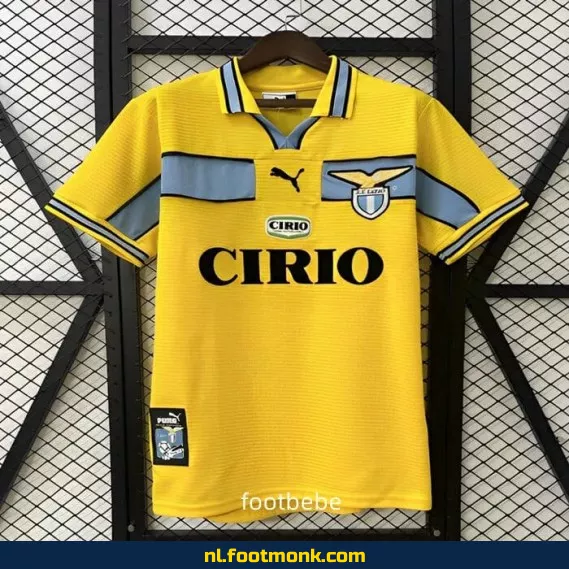 Lazio Vintage Voetbalshirt 1998-1999 - Exterieur - Officieel Retro Voetbalshirt