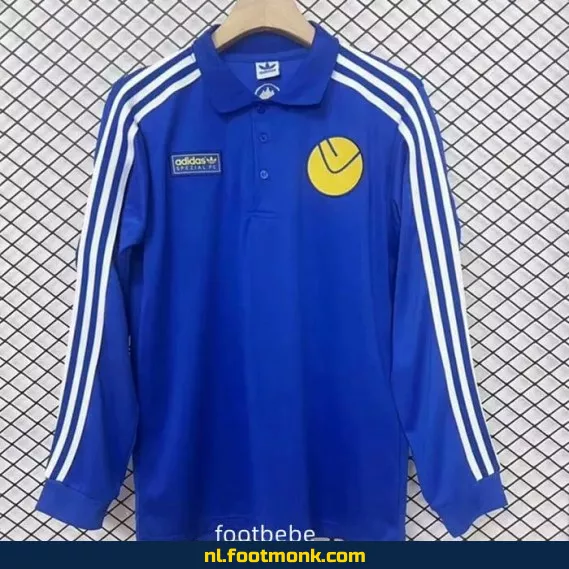 Leeds United Voetbalshirt 2024-2025 – Blauw Lange Mouwen – Officieel Voetbaltenue – Heren/Dames/Kinderen – Fanwear Aanbieding