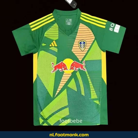 Leeds United 2024/2025 Doelman Shirt Groen - Officieel Voetbalshirt | Keeperstenue | Customiseerbaar | Fanwear