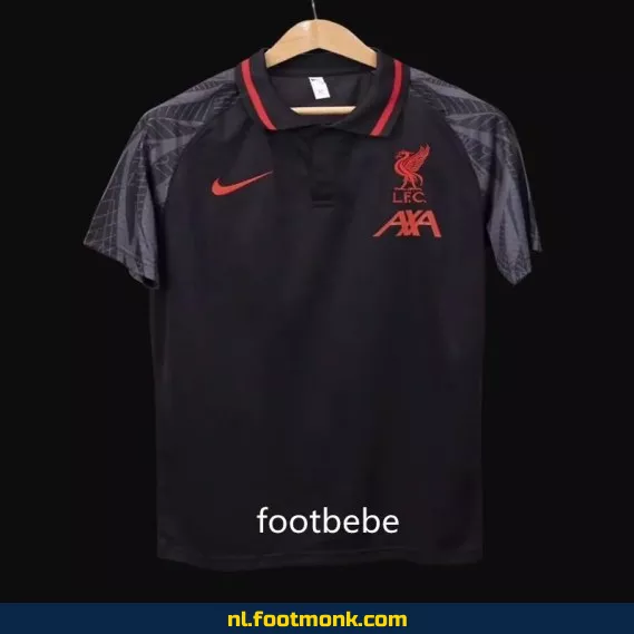 Liverpool FC 2023-2024 Zwart Polo Voetbalshirt – Officieel Heren Voetbalshirt | Origineel & Aanbieding