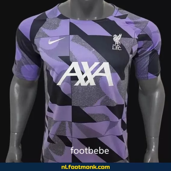 Liverpool 2023-2024 Trainingsshirt Violet – Officieel Voetbalshirt voor Dames & Heren – Voetbalfanwear