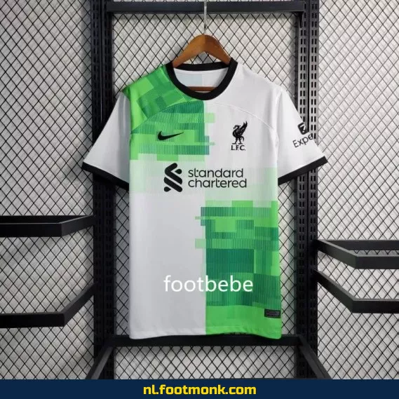 Liverpool FC Uit Shirt 2023-2024 - Groen Voetbalshirt voor Heren & Dames | Officieel Voetbaltenue | Fanwear | Aanbieding
