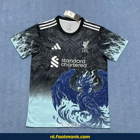Liverpool Voetbalshirt 2024/2025 - Blauw Liver Bird - Officieel Voetbalshirt voor Dames & Heren - Fanwear Aanbieding