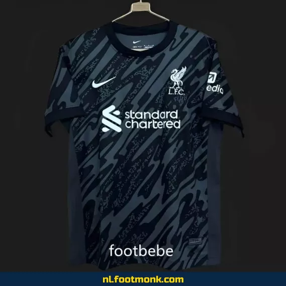 Liverpool 2024-2025 Zwart Doelmanstenue – Officieel Voetbalshirt | Voetbalshirts Online