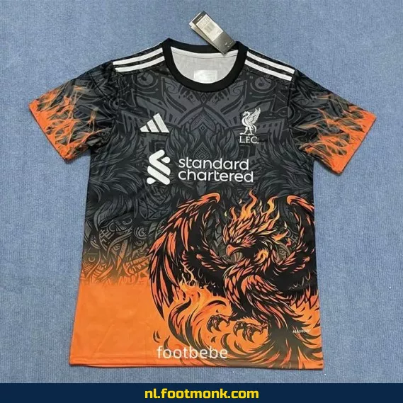 Liverpool Voetbalshirt 2024-2025 – Orange Liver Bird – Officieel Voetbalshirt voor Dames & Heren – Fanwear Aanbieding