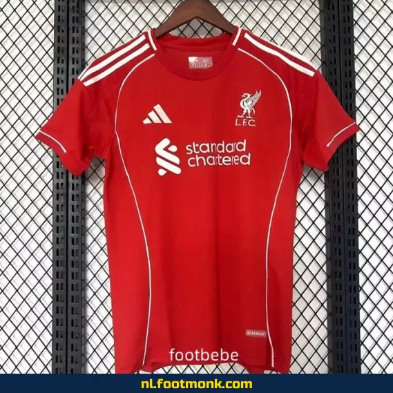 Liverpool Thuisshirt 2025-2026 | Officieel Voetbalshirt | Koop Nu Online