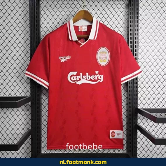 Liverpool Vintage Voetbalshirt 1996-1997 Thuis – Rood | Officieel Retro Shirt | Voetbalshirt Dames/Heren | Origineel Voetbalshirt Kopen