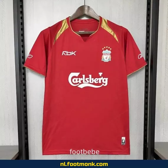 Liverpool Vintage Voetbalshirt 2005-2006 Thuis – Origineel Retro Shirt voor Supporters