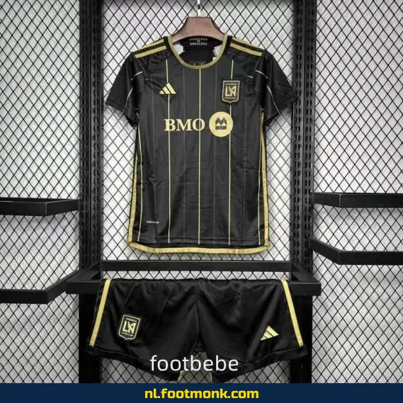 Los Angeles FC Kinder Voetbalshirt 2024/2025 - Zwart Thuistenue - Officieel Voetbaltenue voor Kinderen