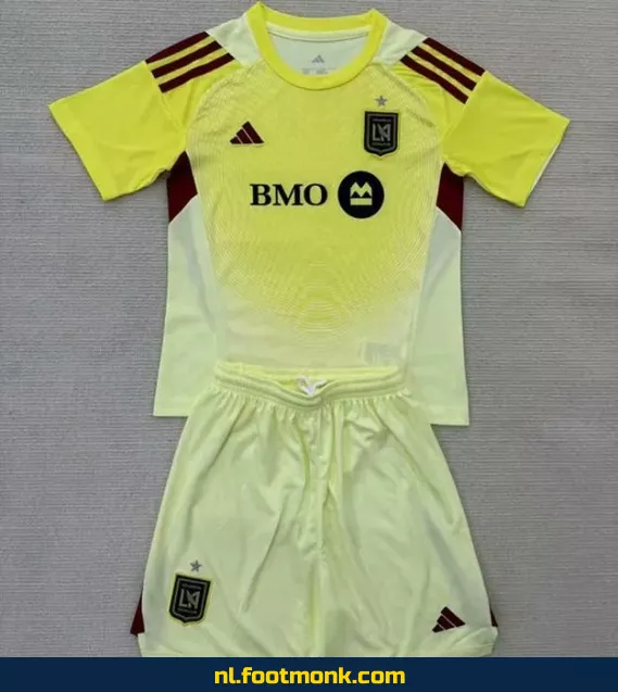 Los Angeles FC Kinder Voetbalshirt 2025-2026 – Geel | Officieel Voetbalshirt voor Kinderen | Fanwear | Aanbieding