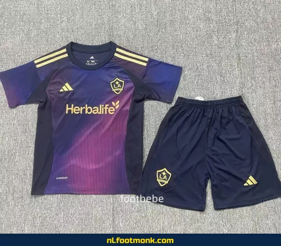 Los Angeles Galaxy Voetbalshirt Kinderen 2025-2026 Uit - Officieel Voetbalshirt, Fanwear, Personaliseerbaar