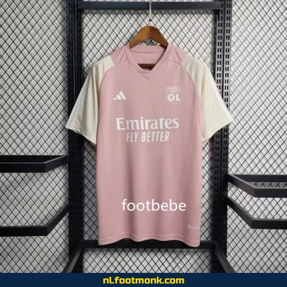 OL Olympique Lyon 2023-2024 Roze Voetbalshirt – Officieel Pre-Match Shirt | Voetbalshirts Dames & Heren | Fanwear Aanbieding