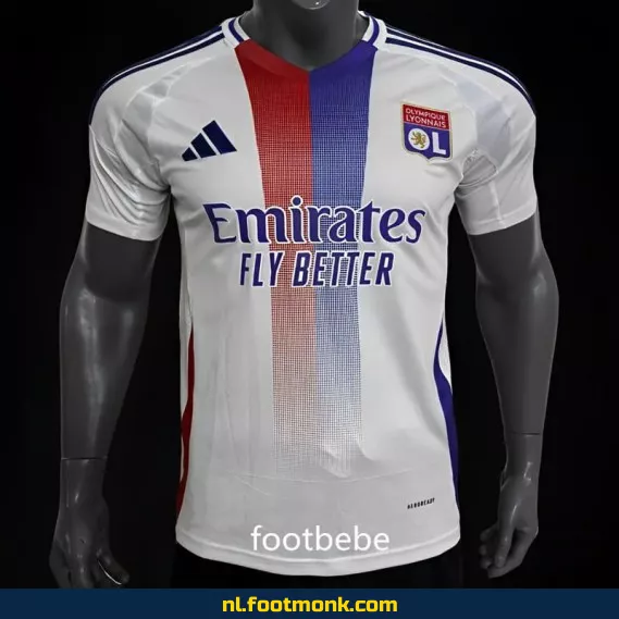 Lyon Thuisshirt 2024/2025 | Officieel Voetbalshirt | Dames & Heren | Personaliseerbaar | Snelle Levering