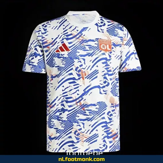 OL Olympique Lyon Trainingsshirt 2024-2025 | Officieel Voetbalshirt | Heren & Dames | Personaliseerbaar