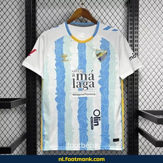 Malaga Thuisshirt 2024-2025 | Officieel Voetbalshirt | Heren & Dames | Origineel & Aanbieding