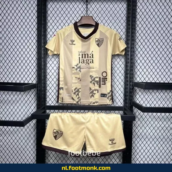 Malaga Kinder Voetbalshirt 2024-2025 Derde Tenue – Officieel Voetbalshirt voor Kinderen | Fanwear | Aanbieding