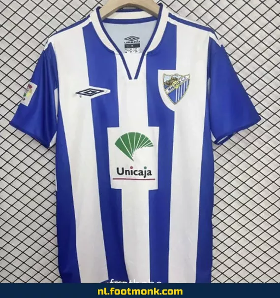 Origineel Malaga Vintage Voetbalshirt 2005-2006 Thuistenue - Retro Voetbalshirt Dames/Heren