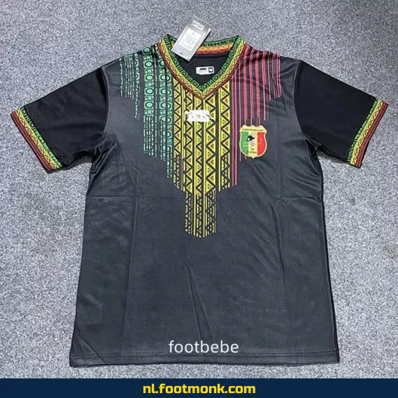 Officieel Mali Thuisshirt 2024-2025 - Zwart Voetbalshirt | Origineel, Personaliseerbaar | Dames & Heren