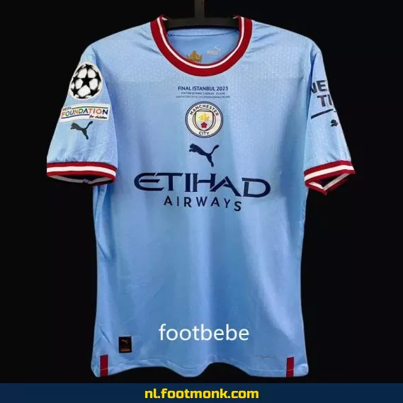 Manchester City Voetbalshirt 2022-2023 Champions League Finale – Officieel Voetbalshirt voor Dames en Heren | Koop Nu Online