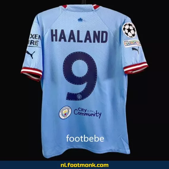 Manchester City Voetbalshirt 2022-2023 Champions League Finale – Officieel Voetbalshirt voor Dames en Heren | Koop Nu Online