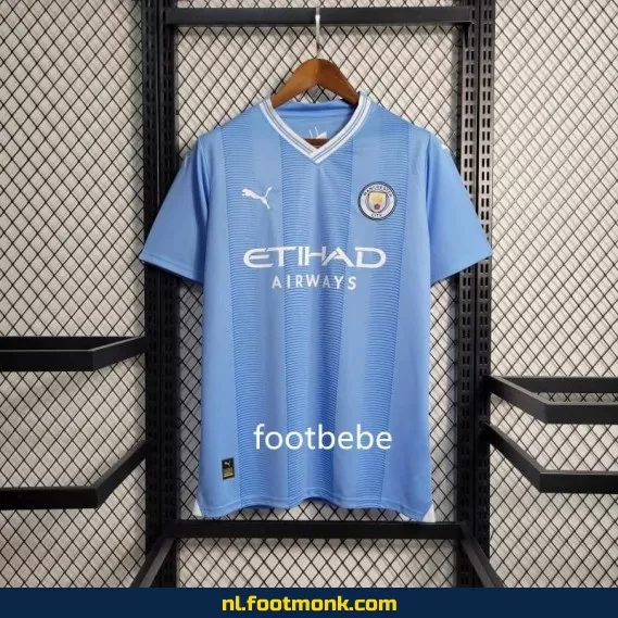Manchester City Thuisshirt 2023-2024 | Officieel Voetbalshirt | Heren/Dames/Kinderen | Origineel & Authentiek | Snelle Levering