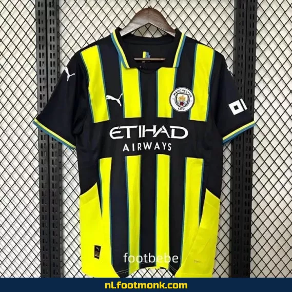 Manchester City 2024-2025 uit shirt geel – Officieel voetbalshirt | Koop nu online
